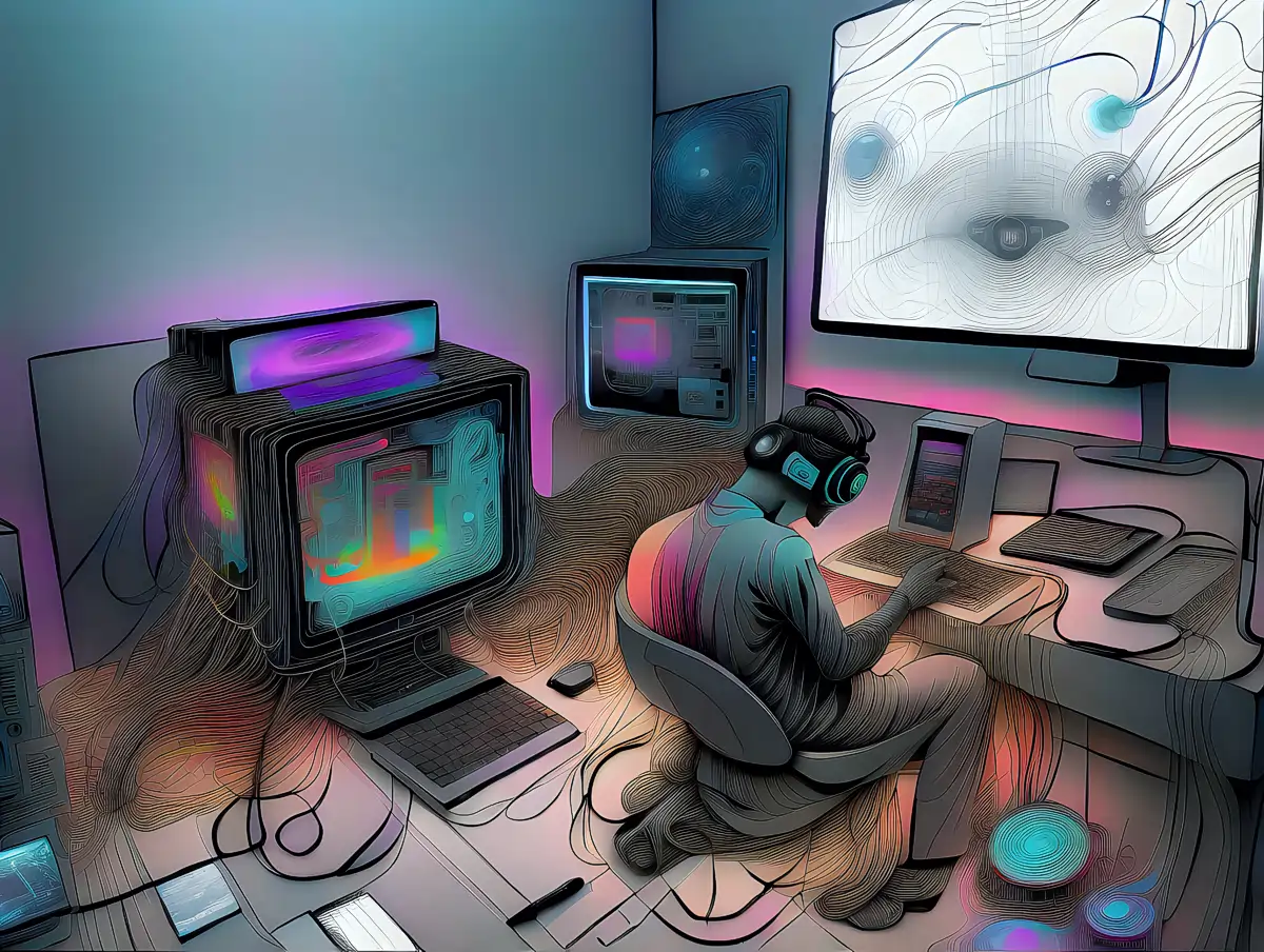and for many hours he spent programming the new App