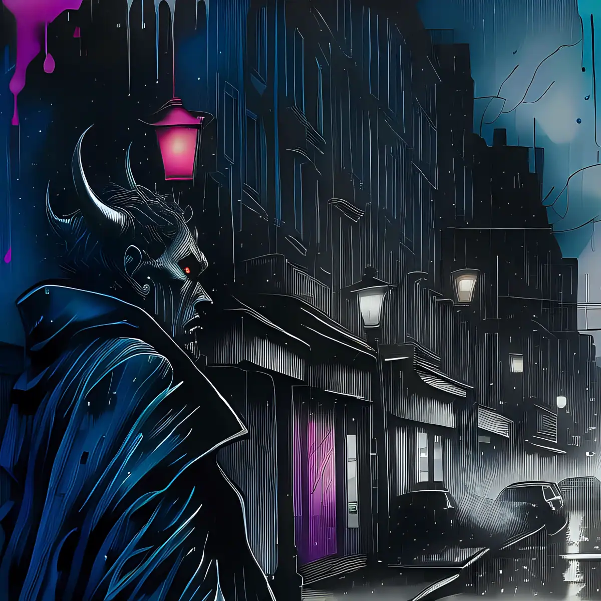 Evil Spirits walking the streets at night