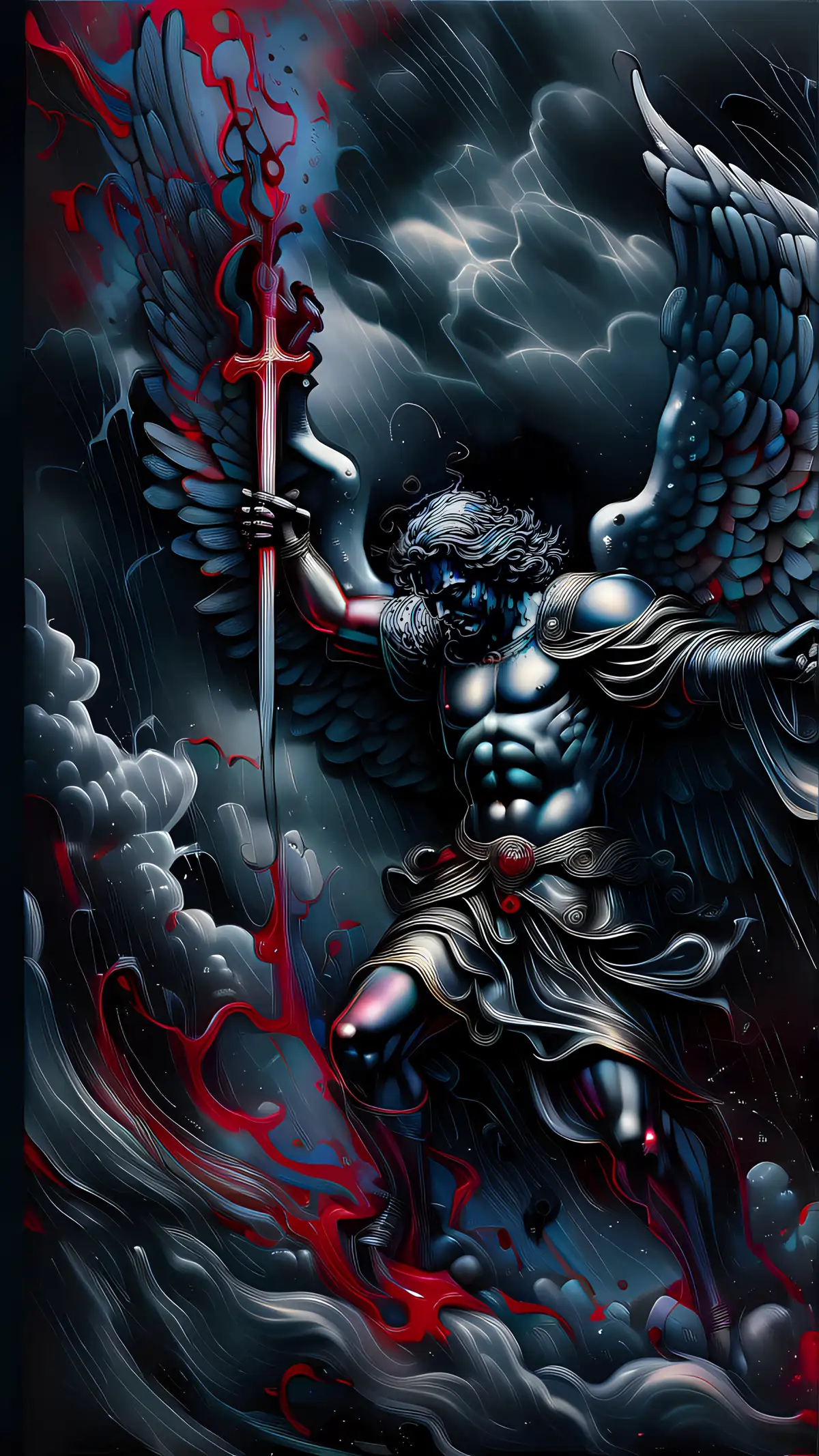 St. Michael the Archangel defeating a demon